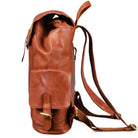 XL leder Rucksack braun