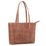 "Antonia" Stor Håndtaske Dame Læder Shopper Tote Taske