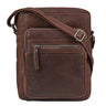 „Ringo“ Læder Skuldertaske Til Mænd Vintage Crossbody Taske