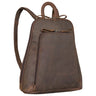 "Martha" Læder Rygsæk Dame Vintage – Smart Daypack til Byen