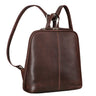 "Calla" Vintage Leather Backpack Women Small Elegant City Daypack Women Leather