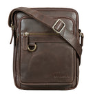 Moderne Leder Schultertasche für Herren