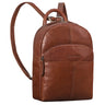 "Elva" Kleiner Rucksack Damen Leder Daypack viele Fächer