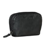 Echtleder Schlüsseltasche Schwarz mit RFID Schutz, Münzfach und Geschenkbox 