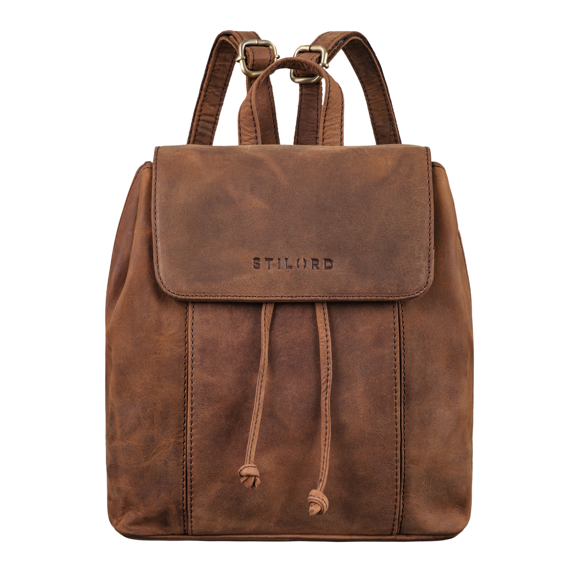 elde, braune Rucksack-Tasche für Damen