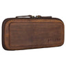 „Scotty“ Læder Etui Vintage Med Lynlås Hardcase Solid Etui