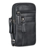 „Asher“ Læder Mænds Bæltepung Vintage Crossbody Taske Til Mobil