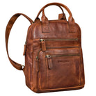 Damenrucksack Echtleder klein braun