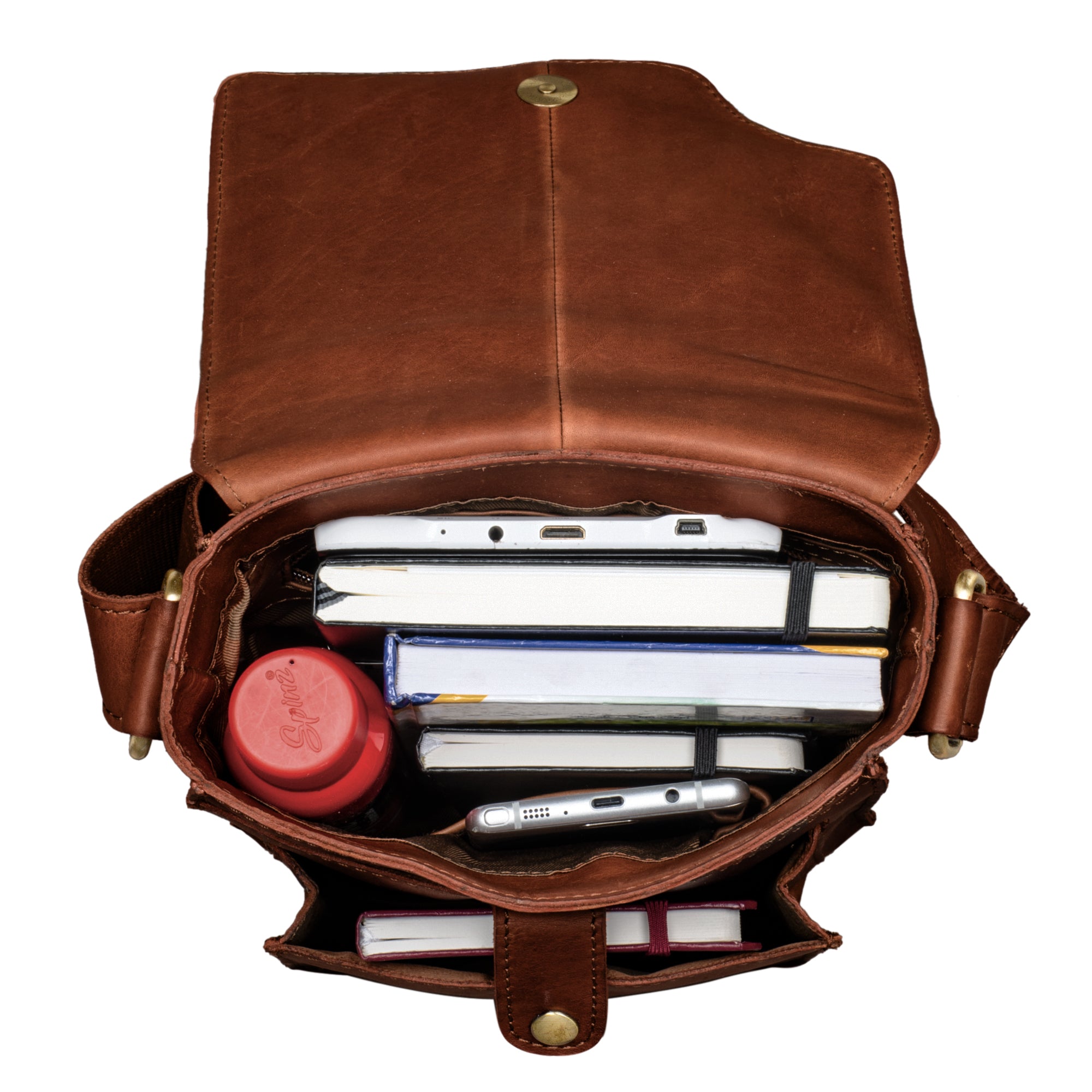 Vintzage Used Look Ledertasche Herren