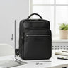 "Kaya" Premium Leder Rucksack Damen Elegant Laptopfach 14 Zoll