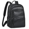 leder laptoprucksack 16 zoll echtleder groß schwarz herren