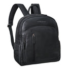 Leder Rucksack Damen schwarz klein