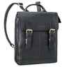 kleiner leder rucksack damen schwarz tablet 13 zoll