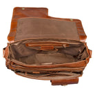 schultertasche damen groß leder braun