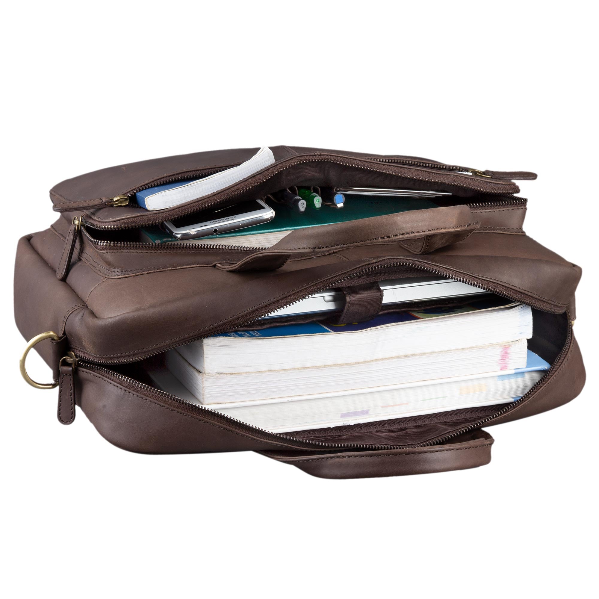 Lehrertasche klassisch Retro braun