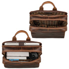 Leder Reiserucksack braun herren