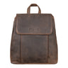 "Fiona" Læder Rygsæk Dame – Lille Vintage Daypack til Byen