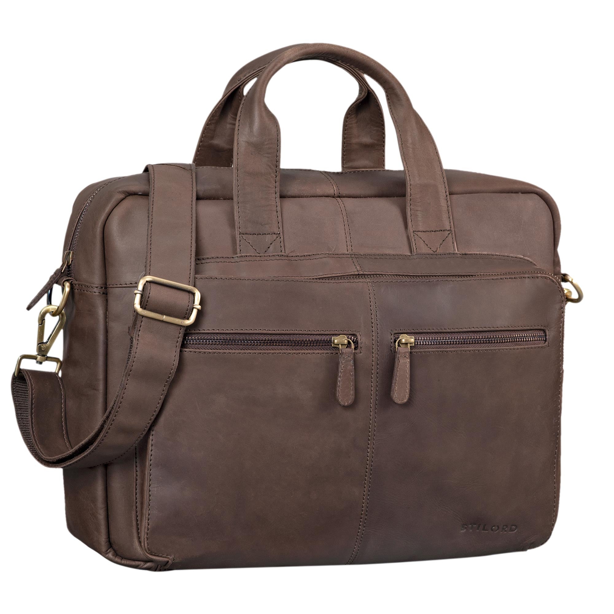 Ledertasche aus rindsleder herren braun