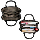 Handtasche Ledertasche schwarz