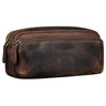 "Melissa" Etui Læder Stort Vintage Med Lynlås
